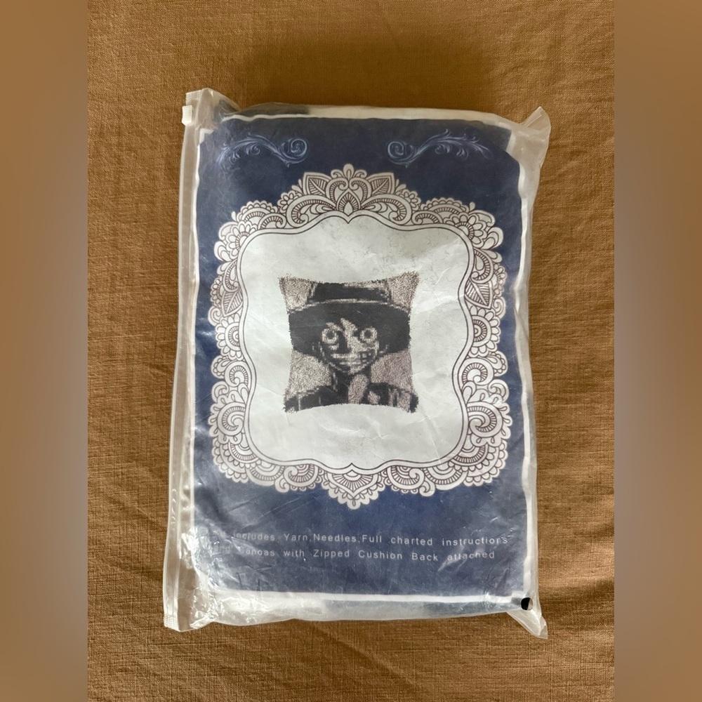 Monkey D Luffy Latch Hook Pillow Kit